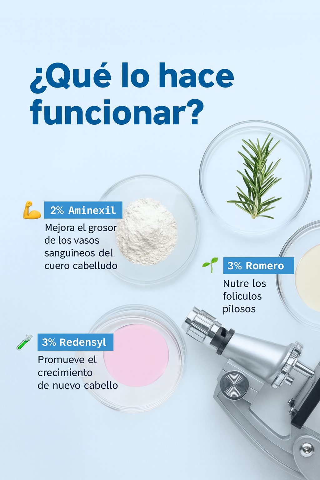 Sérum Roll-On para el Crecimiento del Cabello