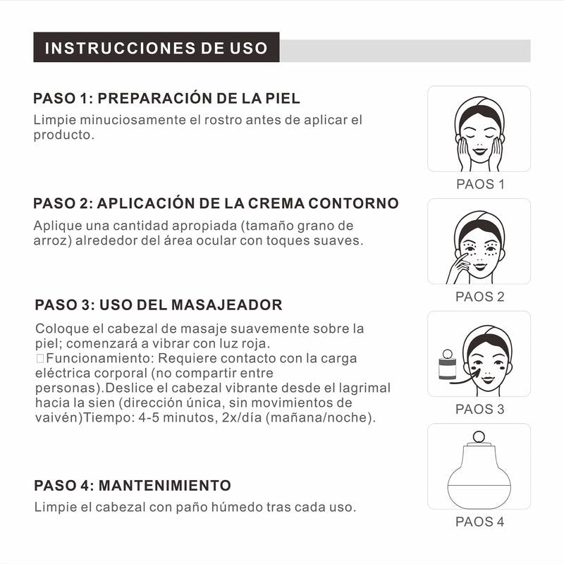 Crema para Ojos con Masaje Eléctrico